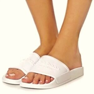 rag & bone White Slide Sandals